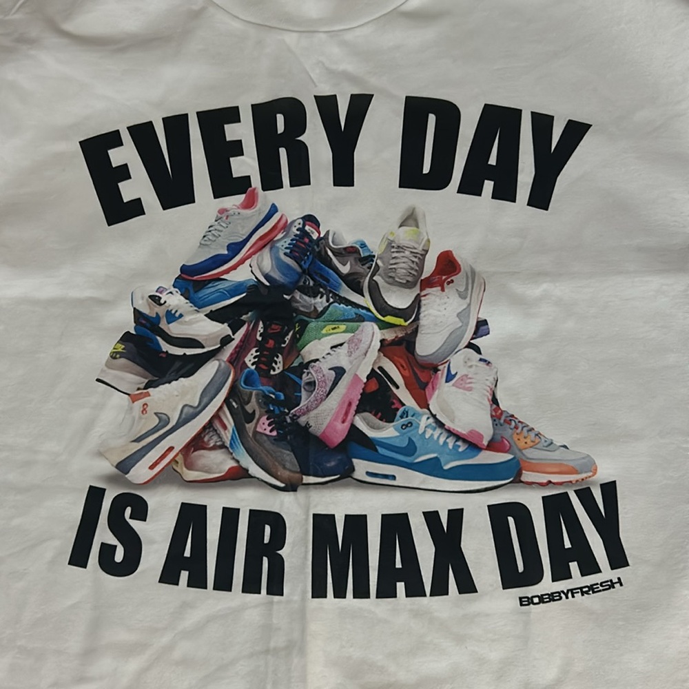 Nike White Air Max Graphic Tee